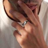 Anello aperto geometrico da uomo ATREND