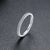 Anello casual con brillantini in acciaio inossidabile da donna ATREND