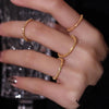Anello elasticizzato con brillantini da donna ATREND