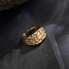 Anello in lega geometrico in acciaio inossidabile da uomo ATREND
