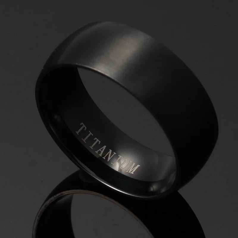 Anello in titanio casual da uomo ATREND