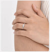 Anello solitario con pietra e brillantini da donna ATREND