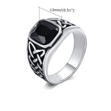 Anello trendy con pietra da uomo ATREND