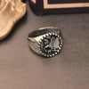 Anello vintage con aquila in acciaio da uomo ATREND