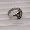 Anello vintage con aquila in acciaio da uomo ATREND