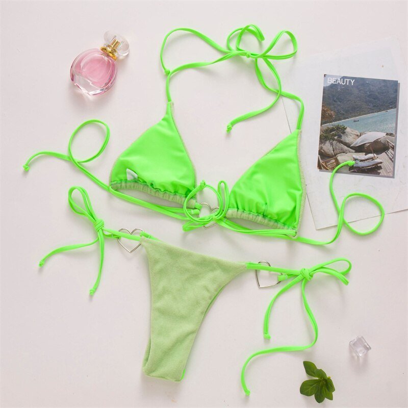 Bikini a cuore sexy reggiseno & mutande - costumi ATREND