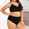 Bikini due pezzi reggiseno e mutande con stampa leopardata da donna ATREND