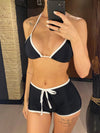 Bikini due pezzi reggiseno e pantaloncini da donna ATREND