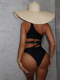 Bikini intero a fascie scavato da donna - costumi ATREND