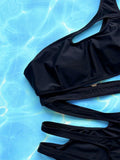 Bikini intero a fascie scavato da donna - costumi ATREND