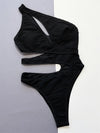 Bikini intero asimmetrico scavato da donna ATREND