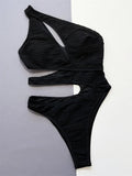 Bikini intero asimmetrico scavato da donna - costumi ATREND