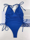 Bikini intero casual con lacci laterali da donna ATREND