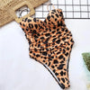 Bikini intero casual con stampa animale da donna ATREND