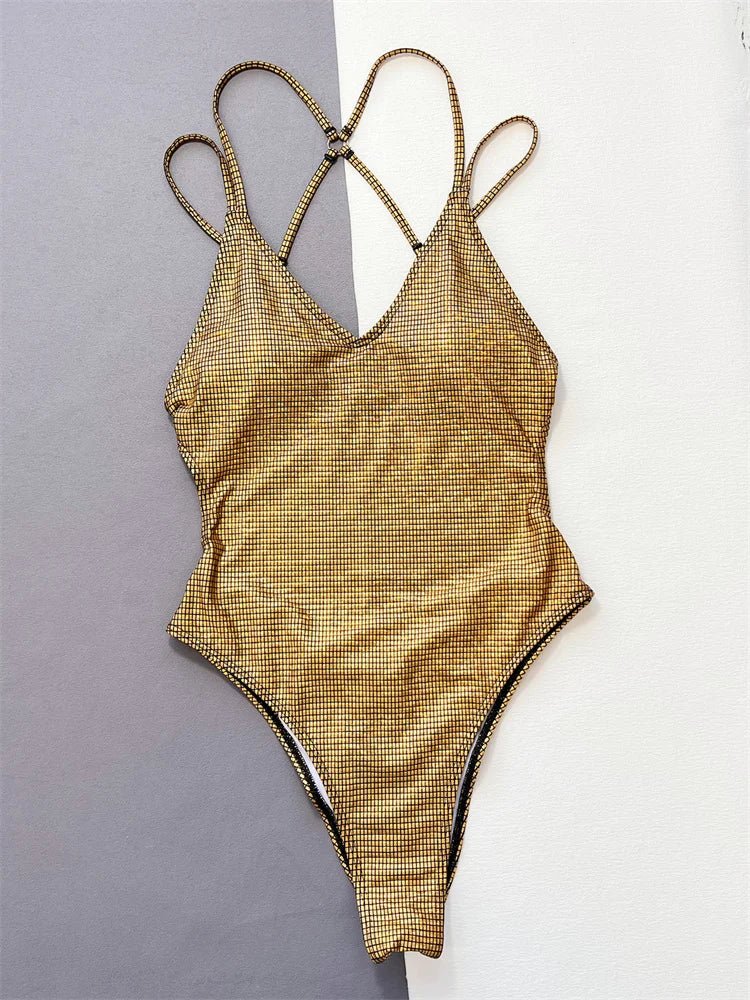 Bikini intero casual intrecciato da donna - costumi ATREND
