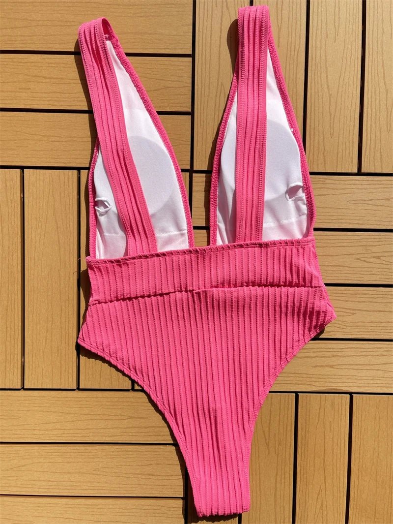 Bikini intero casual scavato da donna - costumi ATREND
