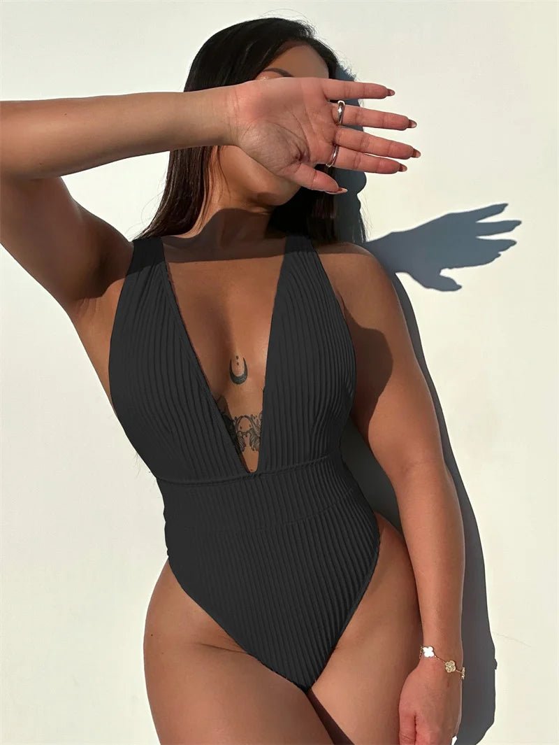 Bikini intero casual scavato da donna - costumi ATREND