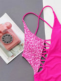 Bikini intero intrecciato bi colore da donna - costumi ATREND
