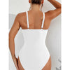 Bikini intero patchwork con trasparenze da donna ATREND