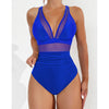 Bikini intero patchwork con trasparenze da donna ATREND