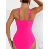 Bikini intero patchwork con trasparenze da donna ATREND
