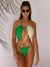 Bikini intero scavato con catena da donna ATREND