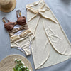 Bikini intero scavato con gonna lunga da donna ATREND