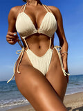 Bikini intero scavato con lacci laterali da donna - costumi ATREND