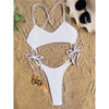 Bikini intero scavato con lacci laterali da donna ATREND