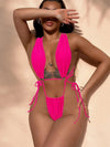 Bikini intero scavato intrecciato da donna ATREND