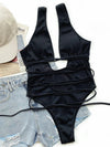 Bikini intero scavato intrecciato da donna ATREND