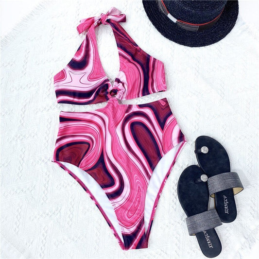 Bikini intero scavato multicolor - costumi ATREND