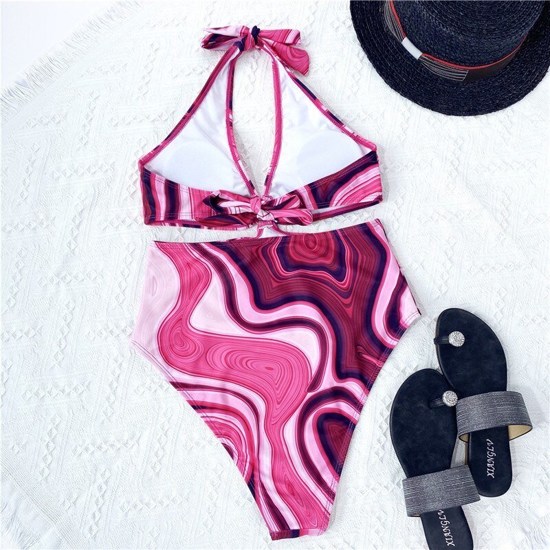 Bikini intero scavato multicolor - costumi ATREND
