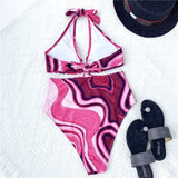 Bikini intero scavato multicolor - costumi ATREND