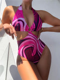 Bikini intero scavato multicolor - costumi ATREND