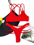 Bikini reggiseno a fascia & mutande scavate - costumi ATREND