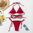 Bikini reggiseno intrecciato & mutande con lacci laterali - costumi ATREND