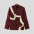 Blazer casual a maniche lunghe con foular geometrico da uomo ATREND