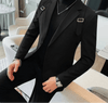 Blazer casual con fibbie a maniche lunghe da uomo ATREND