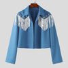 Blazer corto a maniche lunghe con nappe e stelle da uomo ATREND