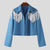 Blazer corto a maniche lunghe con nappe e stelle da uomo ATREND