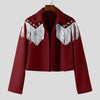 Blazer corto a maniche lunghe con nappe e stelle da uomo ATREND