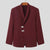 Blazer geometrico a maniche lunghe con bottoni laterali da uomo ATREND