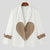 Blazer patchwork a maniche lunghe con cuore plissettato da uomo ATREND