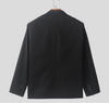 Blazer patchwork a maniche lunghe con trasparenze e corsetto da uomo ATREND