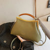 Borsa a mano casual con tracolla in pelle sintetica da donna ATREND