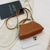Borsa a mano casual con tracolla in pelle sintetica da donna ATREND