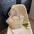 Borsa a mano casual in paglia con chiusura a coulisse da donna ATREND