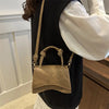 Borsa a mano con manico intrecciato e tracolla in pelle PU da donna ATREND