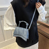 Borsa a mano con manico intrecciato e tracolla in pelle PU da donna ATREND